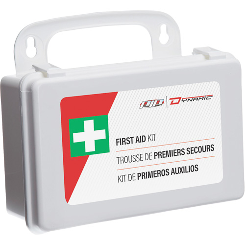 Trousse de premiers soins utilitaire Dynamic, Dispositif m&eacute;dical Classe 1, Boîte en plastique Auto-Cam