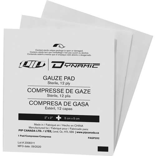 Dynamic Gauze, Pad, 2" L x 2" W, Sterile, Medical Device Class 1 Auto-Cam