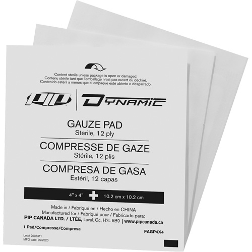 Dynamic Gauze, Pad, 4" L x 4" W, Sterile, Medical Device Class 1 Auto-Cam