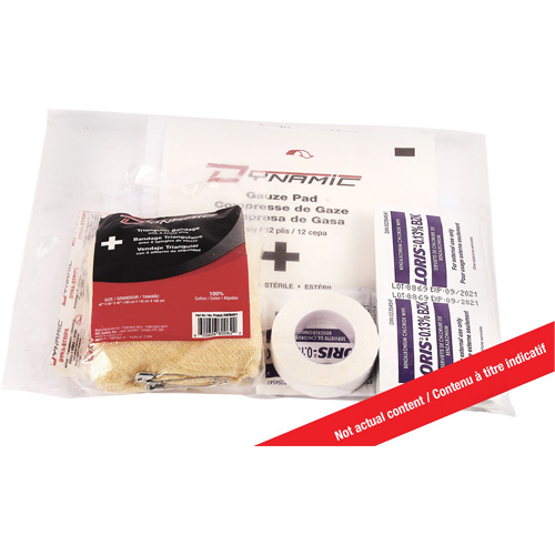 Recharge pour trousse de premiers soins Dynamic, WSIB Ontario, Classe 2 Auto-Cam