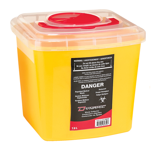 Dynamic Sharps&reg; Container, 7 L Capacity Auto-Cam