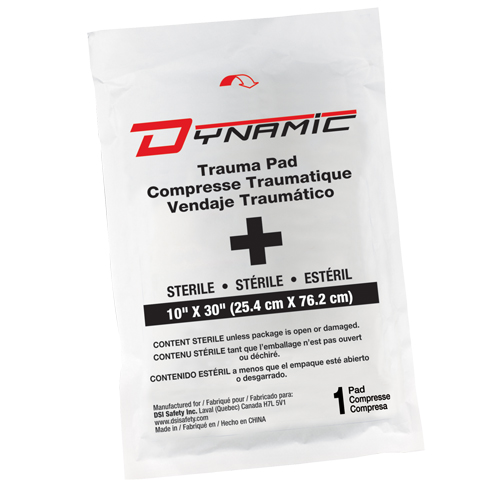 Dynamic Trauma Gauze, Pad, 10" L x 30" W, Sterile, Medical Device Class 1 Auto-Cam
