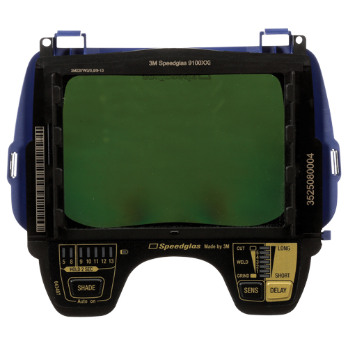 Speedglas Auto Darkening Filter 9100XXi, 4-1/5" W x 2-4/5" H Viewing Area, For Use With 9100 series welding helmets Auto-Cam