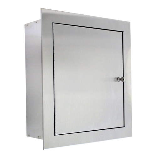 Recessed Stainless Steel Valve Cabinet Auto-Cam