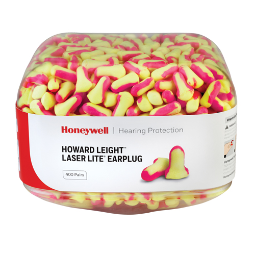 Howard Leight Laser Lite&reg; Earplugs, Bulk - Canister Auto-Cam