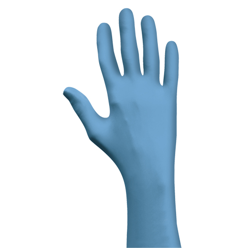 N-Dex&reg; 7500PF Gloves, Medium, Nitrile, 4-mil, Powder-Free, Blue Auto-Cam