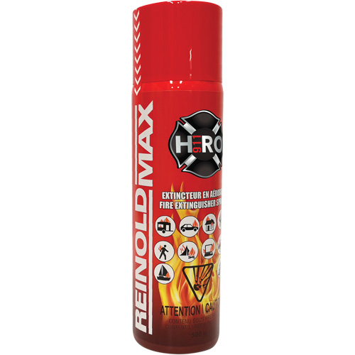 Extincteur d'incendie, ABC/K, Capacit&eacute; 1,5 lb Auto-Cam