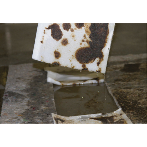 Chiffons pour l'huile Spilltration, Huile seulement, 16" x 10", 29 gal. d'absorption Auto-Cam