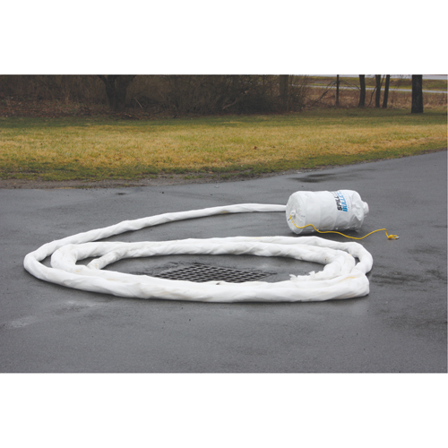 Barrage Spillver Bullet, Huile seulement, 100' lo x 5" la, Absorption 28 gal. Auto-Cam