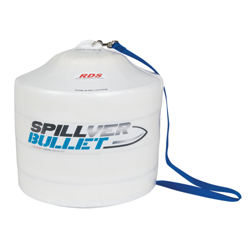 Barrage pour mati&egrave;res dangereuses Spillver Bullet, Mati&egrave;res dangereuses, 50' lo x 5" la, Absorption 14 gal. Auto-Cam