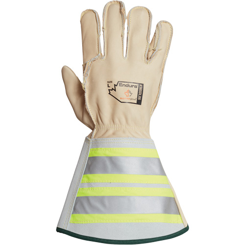 Gants de monteur de lignes de luxe Endura, 2T-Grand, Paume en Cuir de cheval Auto-Cam