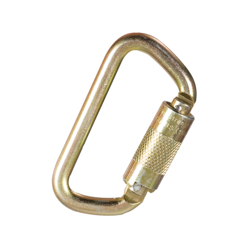 Carabiner, Steel, 5000 lbs Capacity Auto-Cam