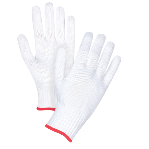 Gants tricot&eacute;s sans couture, Polyester, Calibre 10, Petit Auto-Cam