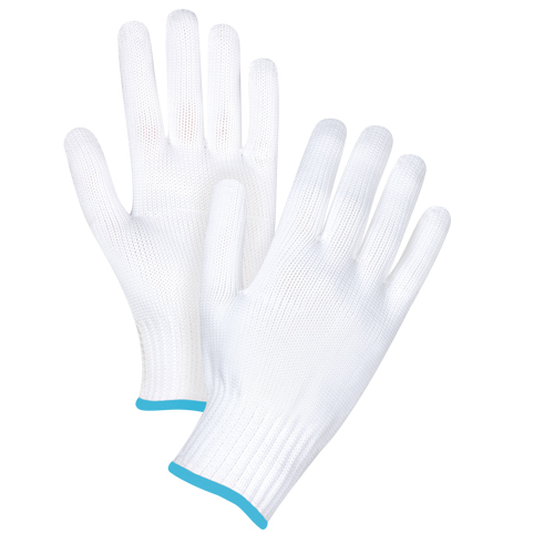 Seamless String Knit Gloves, Polyester, 10 Gauge, X-Large Auto-Cam