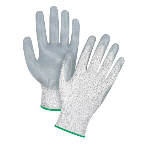 Gants haute performance r&eacute;sistants &agrave; la coupe, Taille Moyen/8, Calibre 13, Rev&ecirc;tement Nitrile, Enveloppe en PEHP, ANSI/ISEA 105 niveau 4/EN 388 niveau 5 Auto-Cam