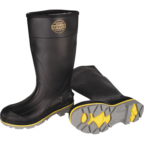 North&reg; North-XTP Safety Boots, PVC, Steel Toe, Size 6 Auto-Cam