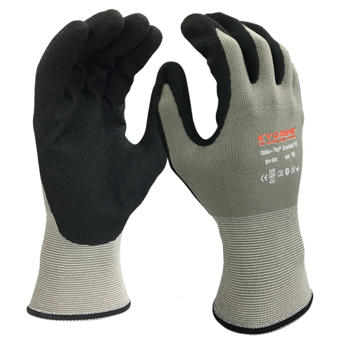 Gants r&eacute;sistants aux coupures Akka, Taille 7, Calibre 13, Rev&ecirc;tement Mousse de nitrile, Enveloppe en Kyorene, ASTM ANSI niveau A6/EN 388 niveau F Auto-Cam