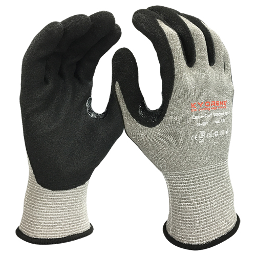 Gants r&eacute;sistants aux coupures Akka, Taille T-Grand/10, Calibre 13, Rev&ecirc;tement Mousse de nitrile, Enveloppe en Kyorene, ANSI/ISEA 105 niveau 3/EN 388 niveau C Auto-Cam