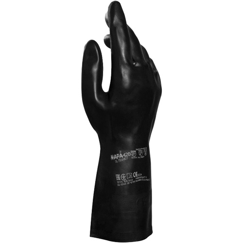 Technic NS-420 Gloves, Size 6/X-Small, 12.5" L, Latex/Neoprene, Flock-Lined Inner Lining, 30-mil Auto-Cam