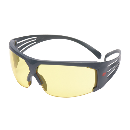 SecureFit 600 Series Safety Glasses, Amber Lens, Anti-Fog, ANSI Z87+/Meets/Exceeds CSA Z94.3 Auto-Cam
