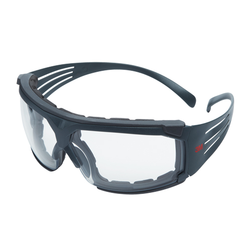 Lunettes de s&eacute;curit&eacute; avec joint s&eacute;rie 600 SecureFit, Lentille Transparent, Antibu&eacute;e, ANSI Z87+/R&eacute;pond ou surpasse la norme CSA Z94.3 Auto-Cam