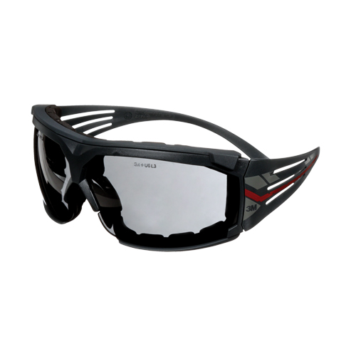 SecureFit 600 Series Safety Glasses with Gasket, Grey Lens, Anti-Fog, ANSI Z87+/Meets/Exceeds CSA Z94.3 Auto-Cam