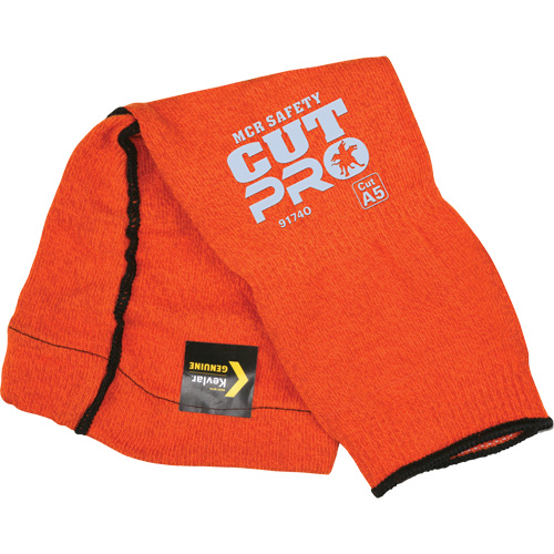 Memphis&reg; Sleeves With Thumb Hole, Kevlar&reg;, 14", ASTM ANSI Level A5, Orange Auto-Cam