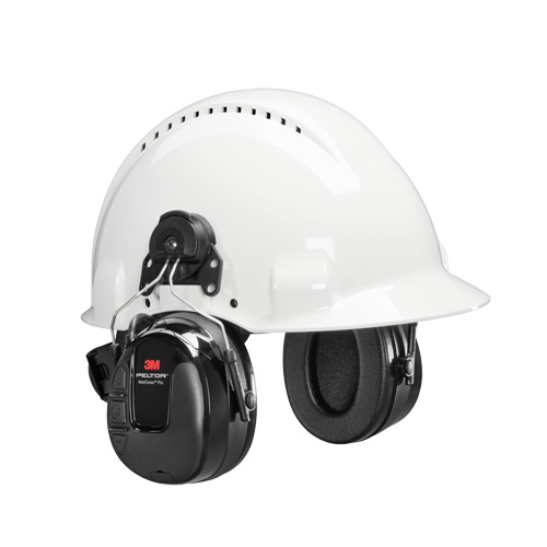 Peltor WorkTunes Pro AM/FM Radio Headset, Cap Mount Style, 26 dB Auto-Cam