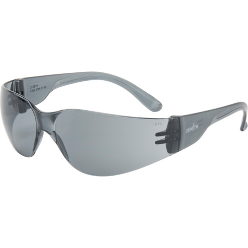 Lunettes de s&eacute;curit&eacute; s&eacute;rie Z600, Lentille Grise/fum&eacute;e, Anti-&eacute;gratignures, ANSI Z87+/R&eacute;pond ou surpasse la norme CSA Z94.3 Auto-Cam