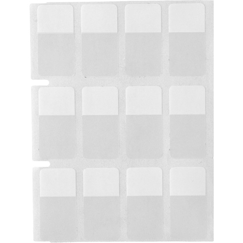 Core Series Self-Laminating Wire & Cable Labels, Vinyl, 0.5" L x 0.75" H, Clear Auto-Cam
