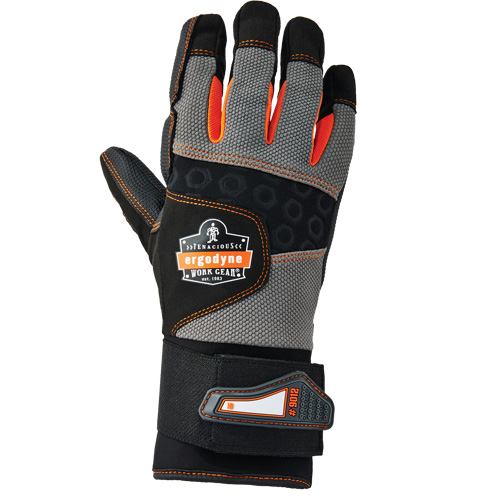 Gants antivibration Proflex 9012 avec support du poignet, Taille Petit, Paume Synth&eacute;tique Auto-Cam