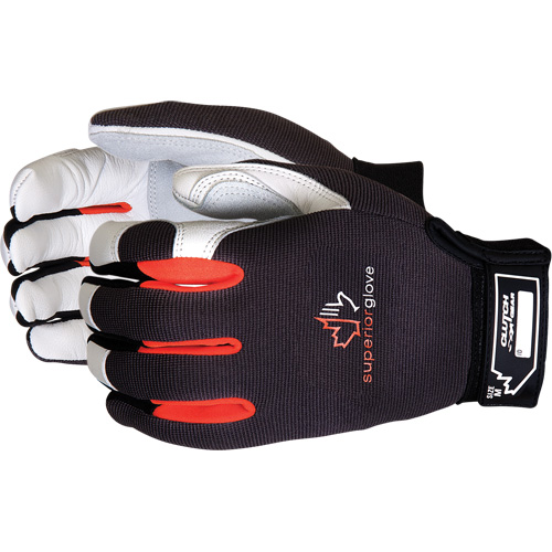 Gants de m&eacute;canicien ClutchGear, Paume Cuir fleur/Cuir refendu, Taille Petit Auto-Cam
