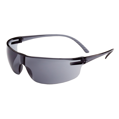 Lunettes de s&eacute;curit&eacute; Uvex s&eacute;rie SVP 200, Lentille Grise/fum&eacute;e, Anti-&eacute;gratignures, ANSI Z87+/R&eacute;pond ou surpasse la norme CSA Z94.3 Auto-Cam