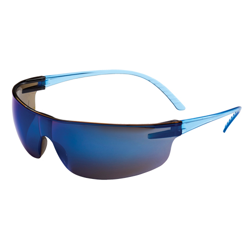 Uvex&reg; SVP 200 Series Safety Glasses, Blue/Mirror Lens, Anti-Scratch, ANSI Z87+/Meets/Exceeds CSA Z94.3 Auto-Cam