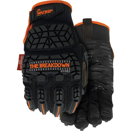 1051 The Breakdown Gloves, Size Small, PVC Coated, Cutshield Shell, ASTM ANSI Level A5/EN 388 Level E Auto-Cam