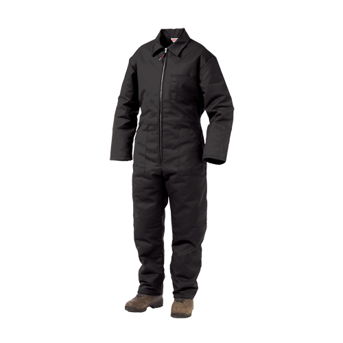 Combinaison en serge doubl&eacute;e, Hommes, Noir, Taille Grand Auto-Cam