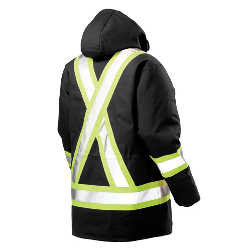Safety Parka, Black, Large Auto-Cam
