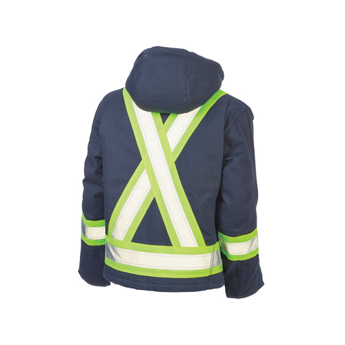 Safety Jacket, Navy Blue, Large Auto-Cam