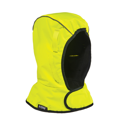 N-Ferno&reg; 6842 2 Layer Economy Winter Liner, Fleece Lining, One Size, High-Visibility Lime Green Auto-Cam