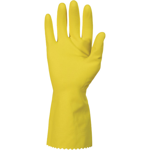 ChemStop Gloves, Size Small/7, 12" L, Latex, Flock-Lined Inner Lining, 12-mil Auto-Cam