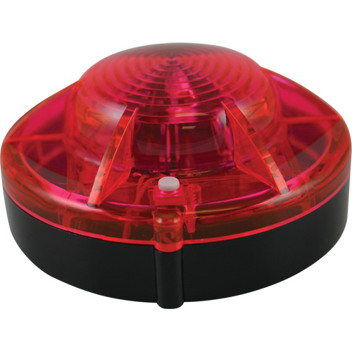 Red Magnetic Strobe Light, Plastic Auto-Cam