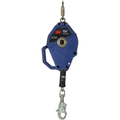 Smart Lock Self-Retracting Lifeline, 30', Stainless Steel, Swivel Auto-Cam