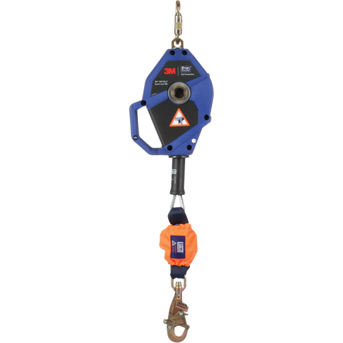 Smart Lock Self-Retracting Lifeline, 20', Galvanized Steel, Swivel Auto-Cam