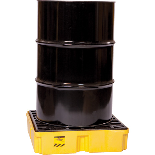 Modular Spill Platform, 15 US gal. Spill Capacity, 26" x 26.25" x 6.5" Auto-Cam