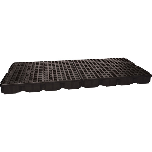 Modular Spill Platform, 121 US gal. Spill Capacity, 51.5" x 103" x 6.5" Auto-Cam
