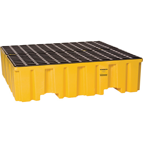Spill Containment Pallet, 132 US gal. Spill Capacity, 51" x 52.5" x 13.75" Auto-Cam