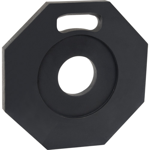 Base en caoutchouc pour poteaux d&eacute;lin&eacute;ateurs de qualit&eacute; sup&eacute;rieure, 12 lb Auto-Cam