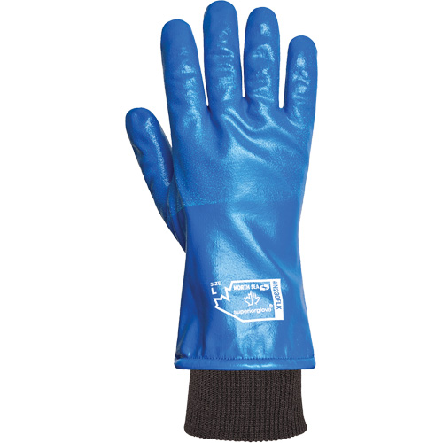 North Sea Winter Coated Gloves, Small, Nitrile Coating, Acrylic Shell Auto-Cam
