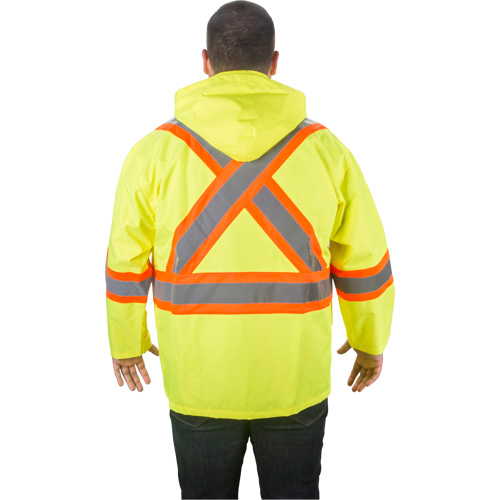 Imperm&eacute;able RZ1000, Polyester, Grand, Jaune lime haute visibilit&eacute; Auto-Cam