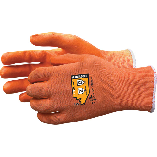 Gants en fibre de filament composite, Taille 5, Calibre 18, Rev&ecirc;tement Mousse de nitrile, Enveloppe en TenActiv, ASTM ANSI niveau A4 Auto-Cam